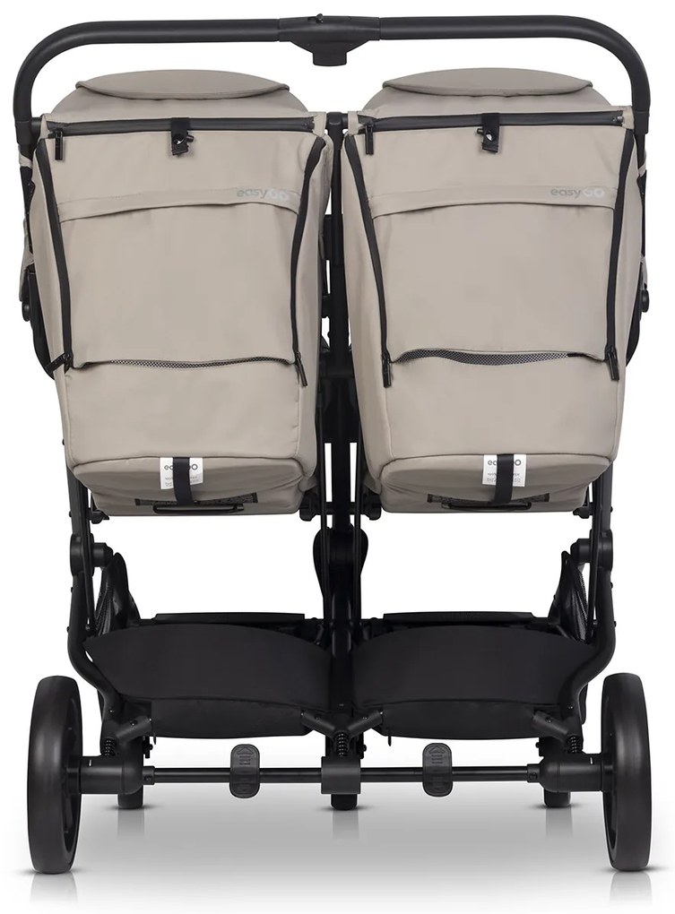 Súrodenecký kočík EasyGo Echo Savana Beige