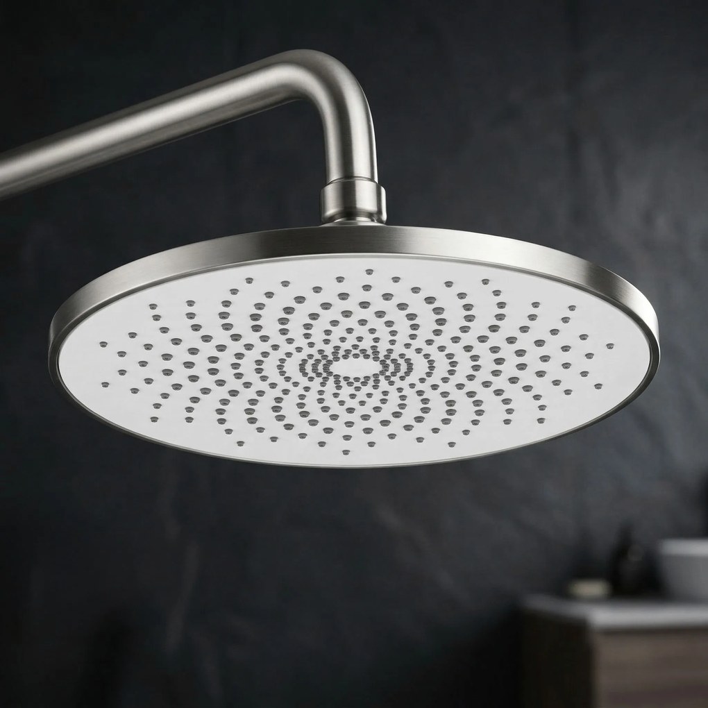 Rea RIVO, sprchová súprava s pákovou batériou, brúsená oceľ, REA-P9498