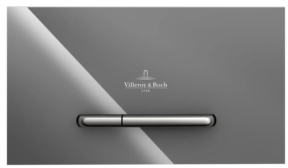 Villeroy & Boch ViConnect : M300 ovládacie tlačidlo k WC, Glass Glossy Grey, 922160RA