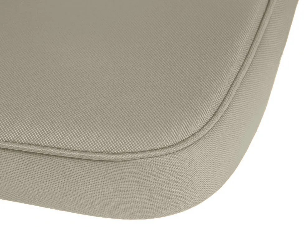 Vonkajší podsedák na stoličku VIREON 44x45 cm, sivohnedý