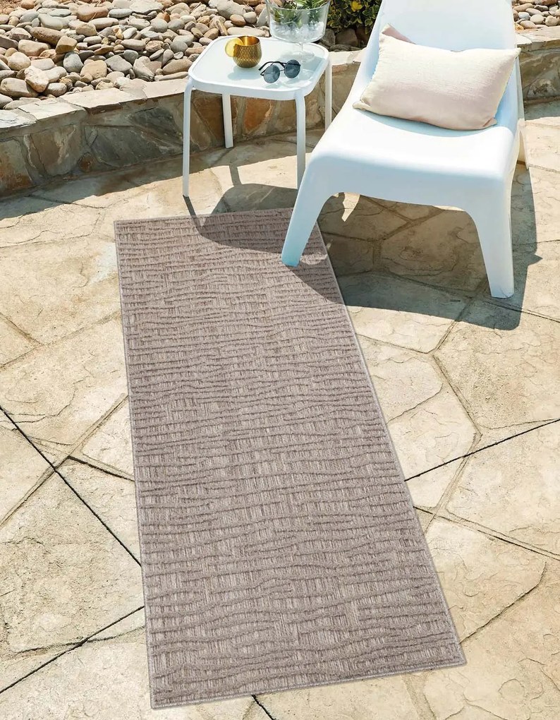 Dekorstudio Terasový behúň SANTORINI - 450 hnedý