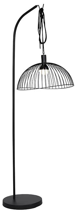 Dizajnová vonkajšia stojanová lampa čierna IP44 vrátane LED RGBW - Mart Pua