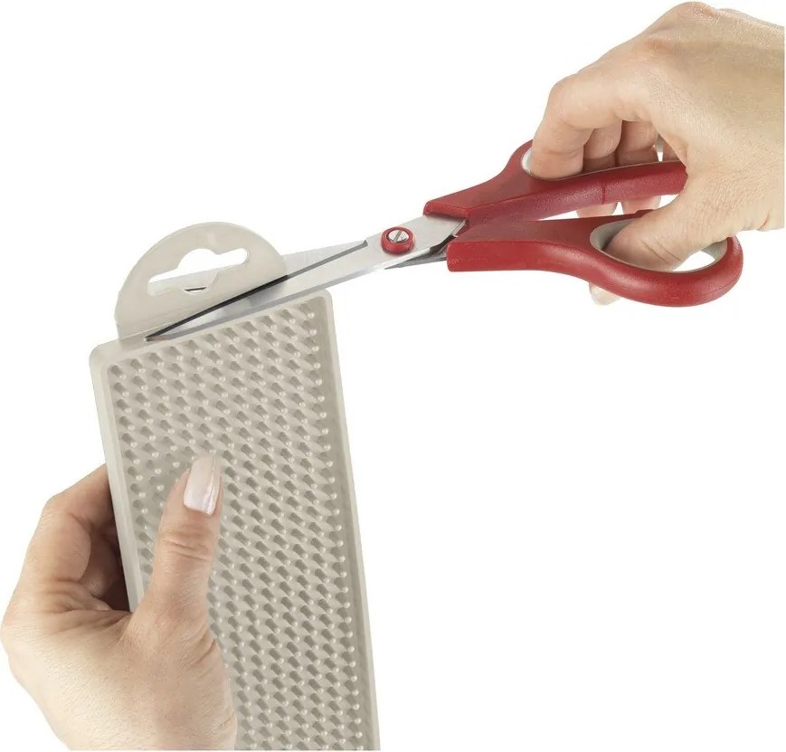 Béžová plastová odkvapkávacia podložka na riad 42x8 cm Slim – Wenko