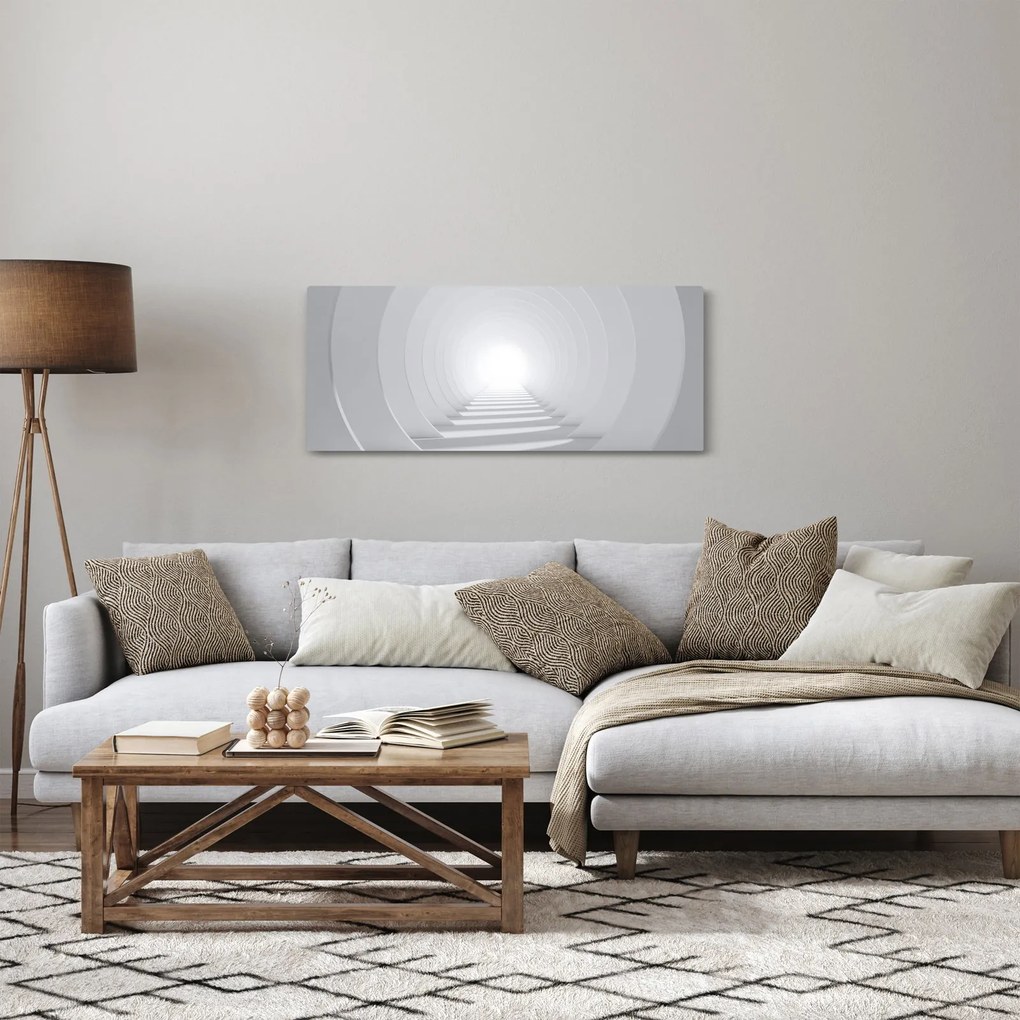 Obraz - 3D tunel (120x50 cm)