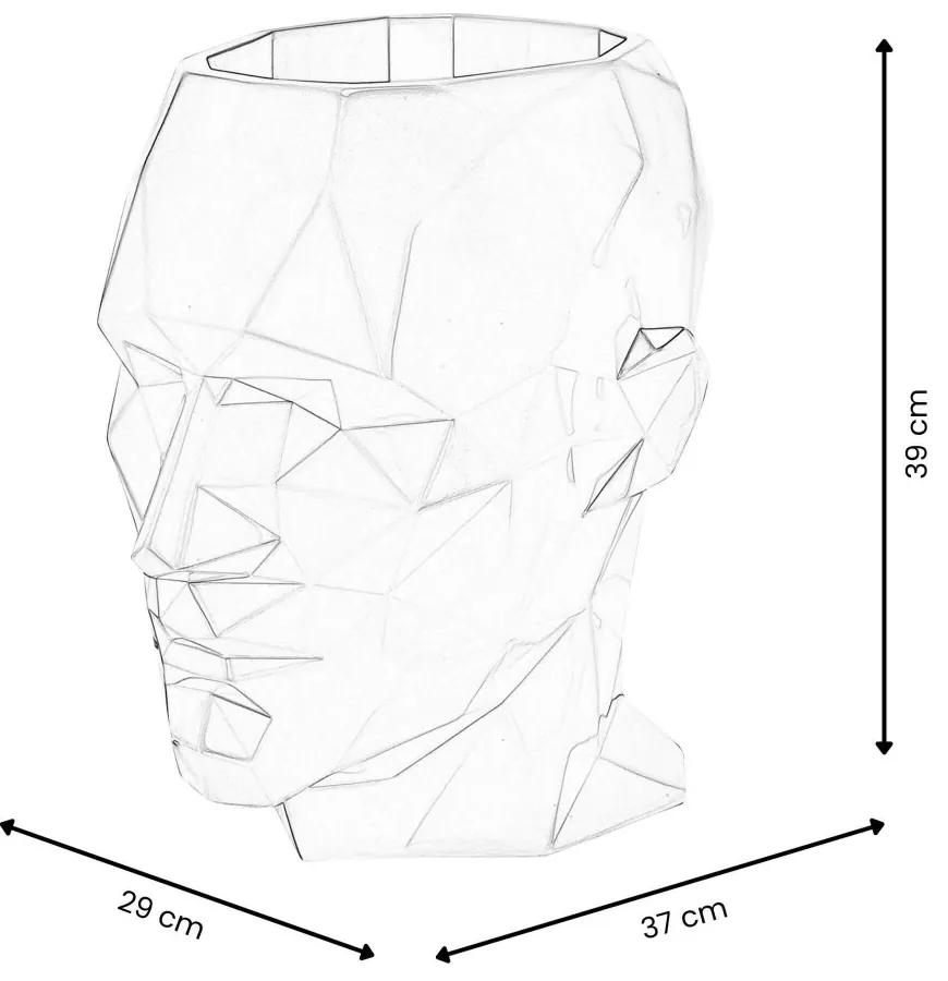 Design svietidlo Man's Head' antracit