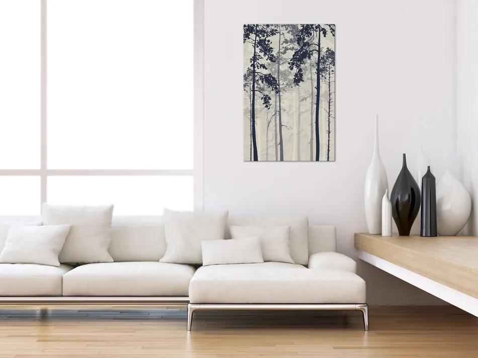 Artgeist Obraz - Forest In Fog Veľkosť: 40x60, Verzia: Standard