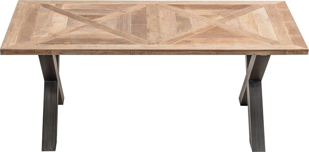 Stôl Moscal 200 x 100 x 78 black&natural