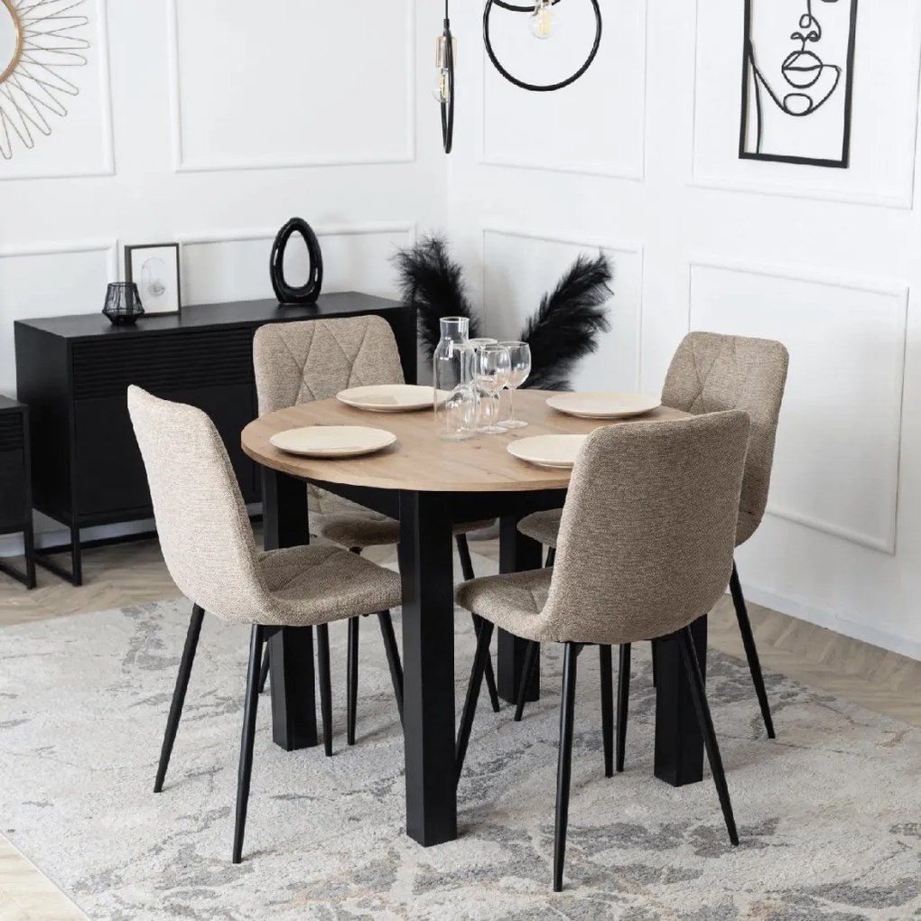 PROXIMA.store - Čalúnená jedálenská stolička ROBIN 2 FARBA: sivá