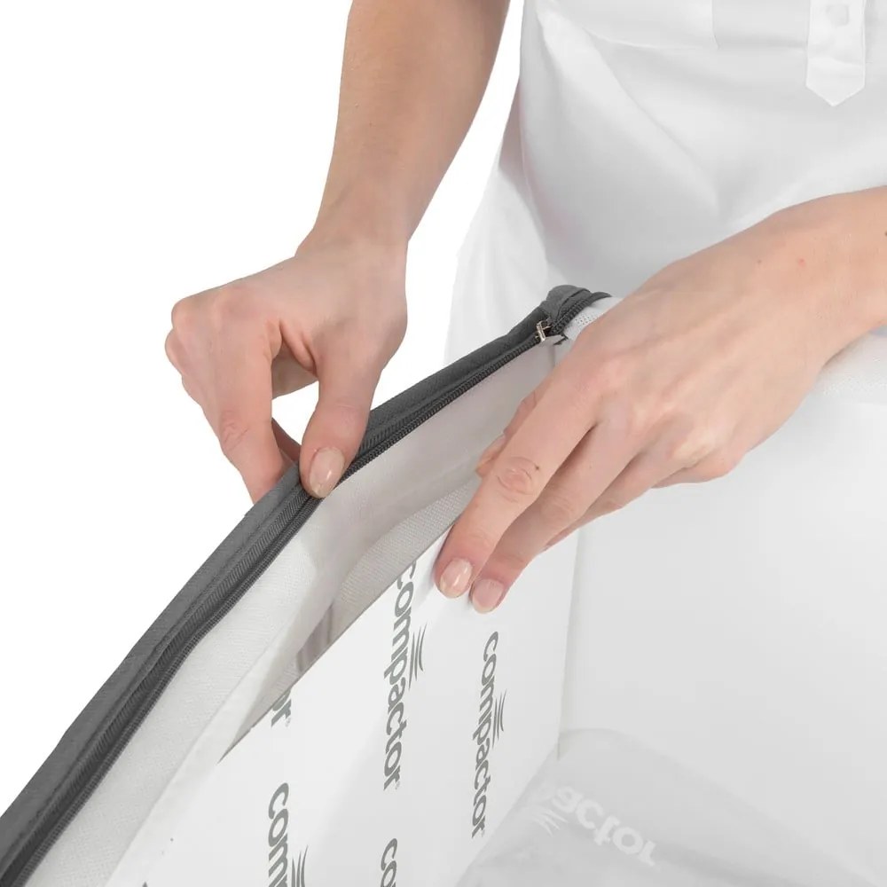 Úložný box na oblečenie Compactor Medium Mariniere 3D Vacuum Bag, 125 l