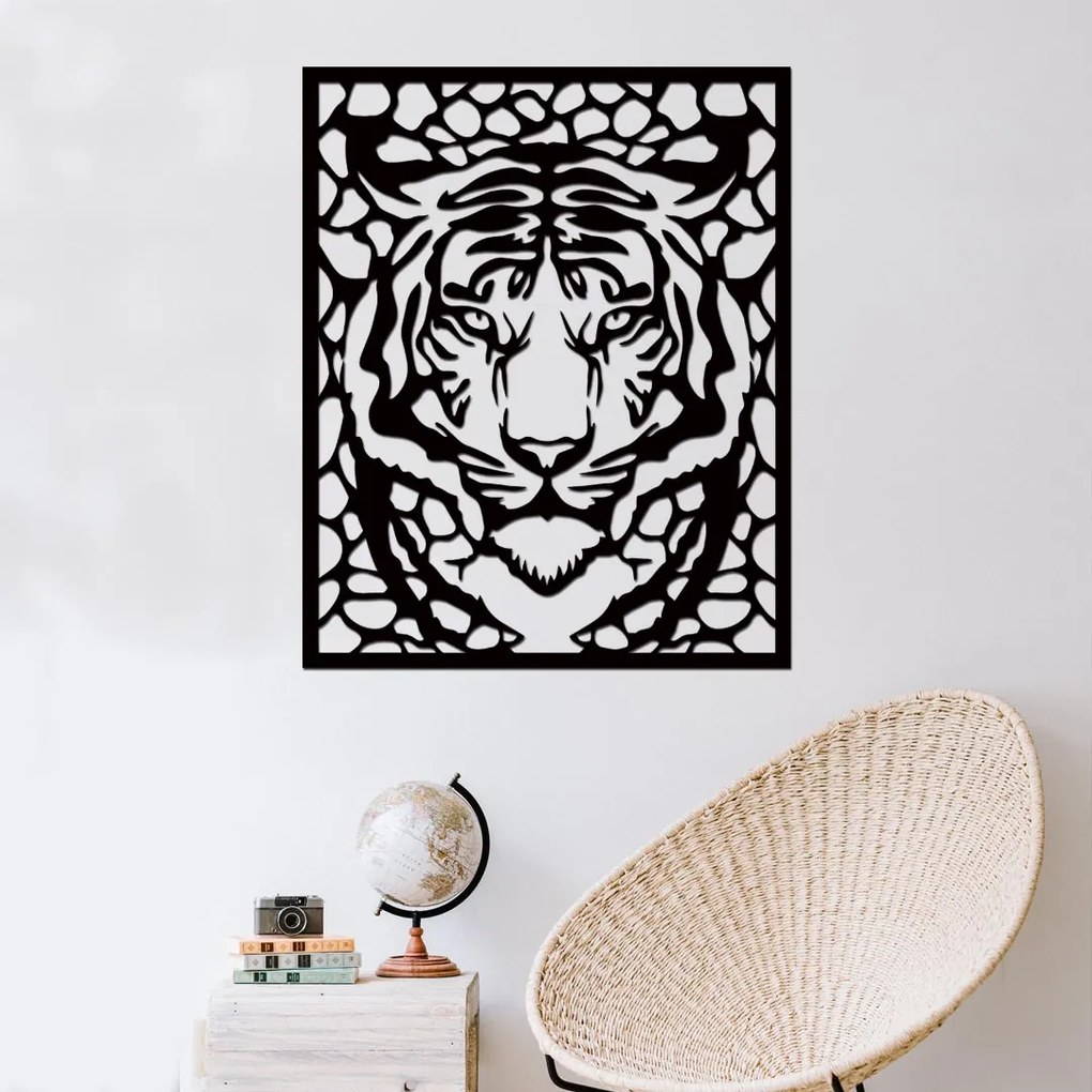 drevo zivota Drevená dekorácia na stenu TIGER Farebný vzor: Horsky dub, Rozmery (cm): 30x37