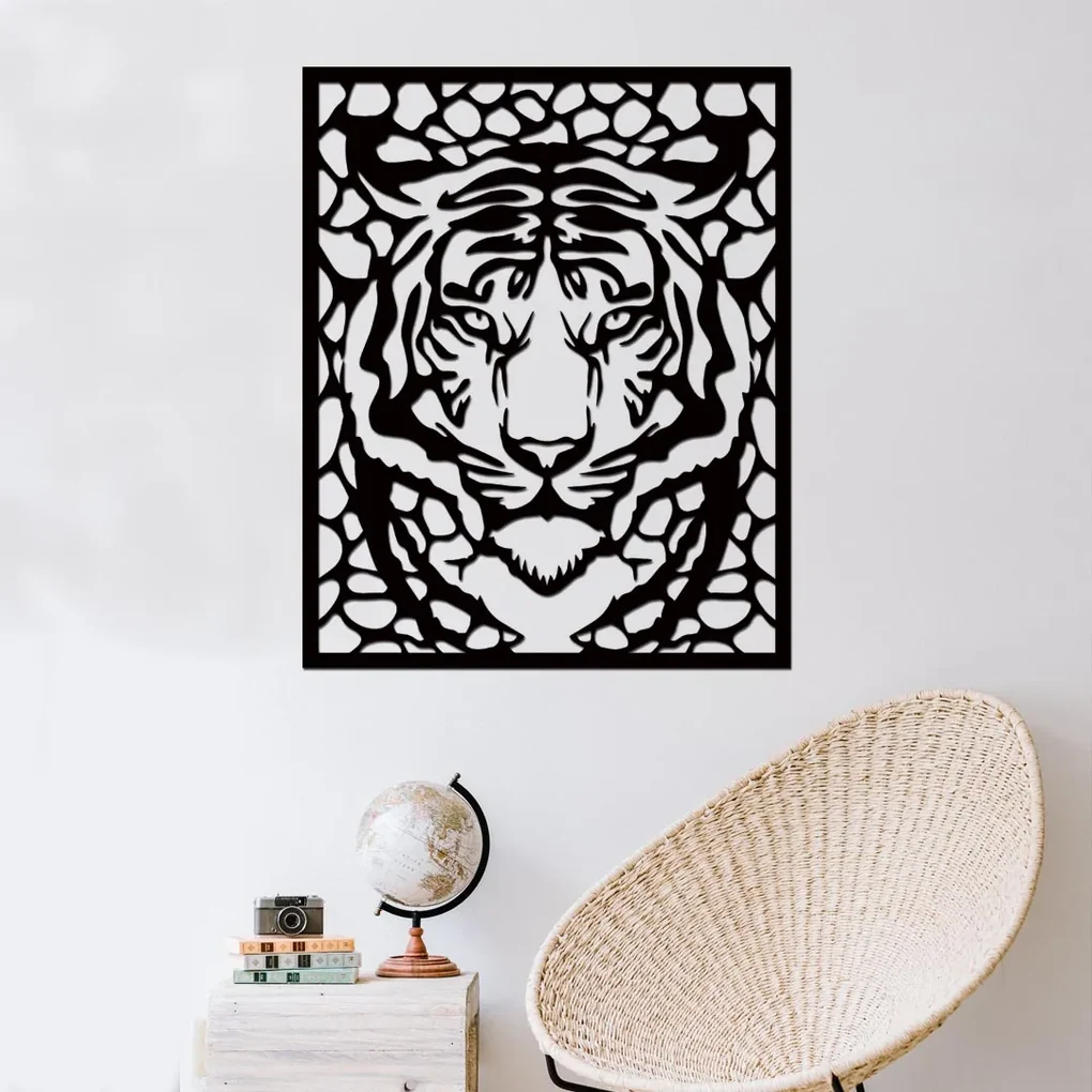 drevo zivota Drevená dekorácia na stenu TIGER Farebný vzor: Javor, Rozmery (cm): 40x39