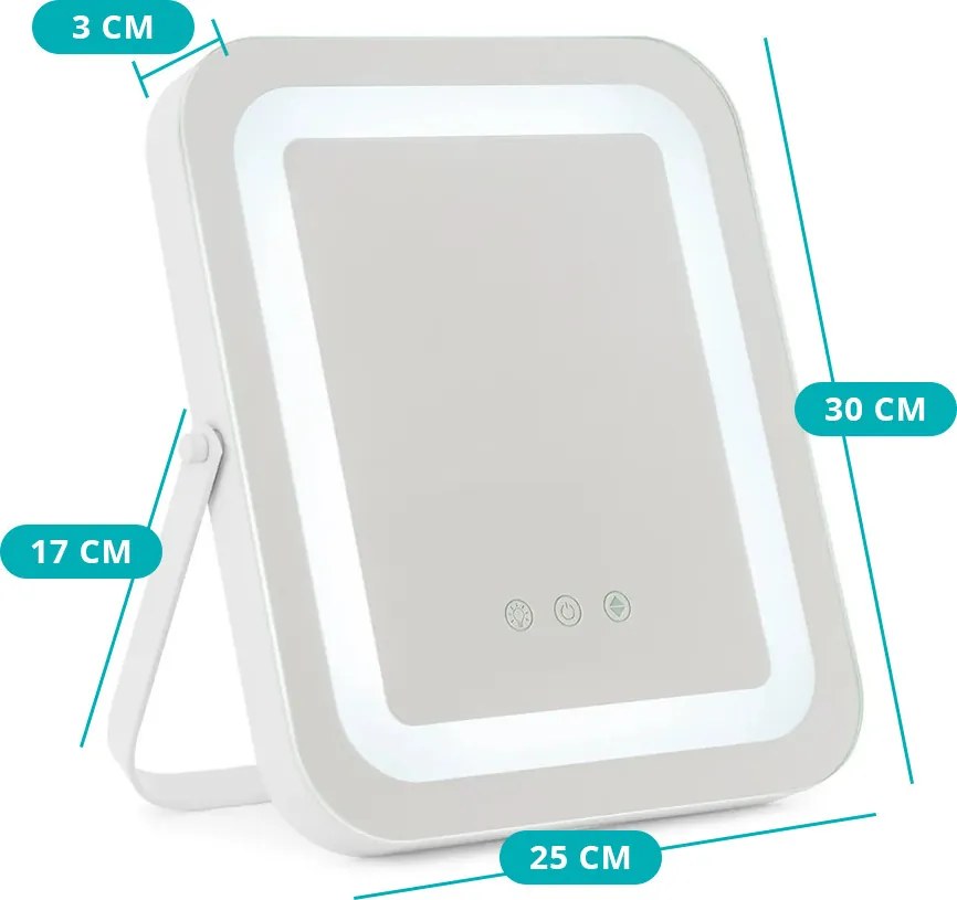 LED Zrkadlo na Make-up s Osvetlením