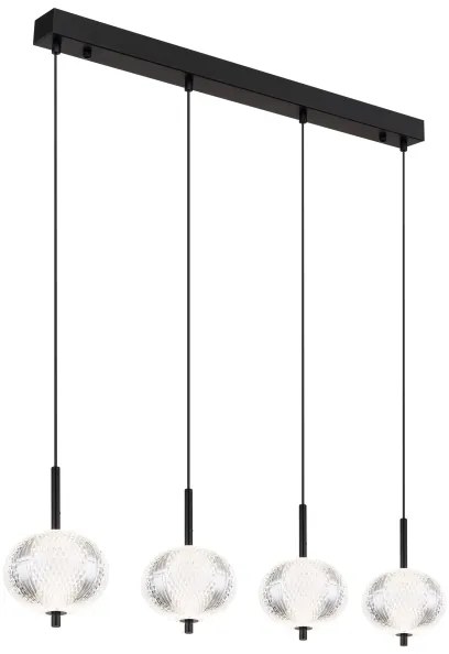 Globo 16042-4H - LED Luster na lanku AIDA 4xLED/5,75W/230V 3000K/4500K/6500K