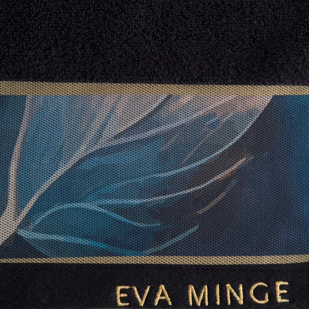 FROTÉ UTERÁK EVA MINGE12 SADA 3 KS 70X140 CM ČIERNA