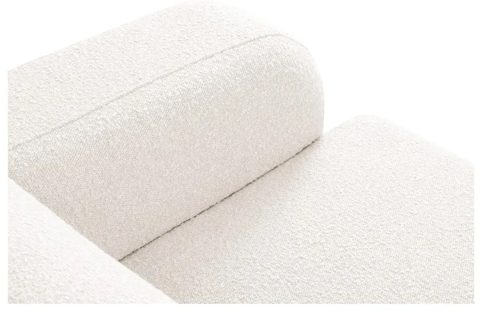 Biela pohovka z textílie bouclé 170 cm Molino – Micadoni Home