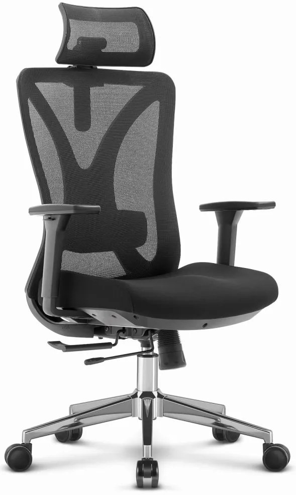 Kvalitná ergonomická kancelárska stolička HC-1054 - čierna
