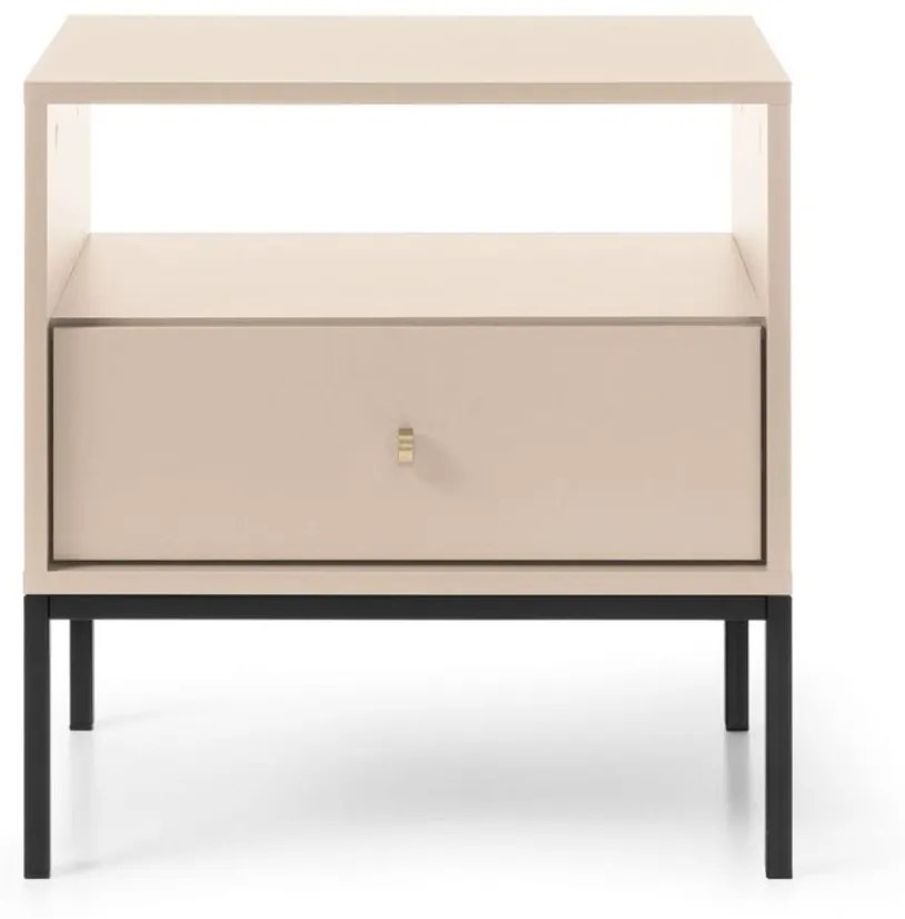 Mono béžový nočný stolík (MS54)
