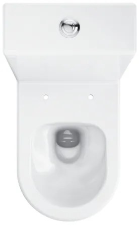 Ravak X01872 - WC kombi bez oplachového okraja so sedátkom SoftClose ELEGANT keramika/biela