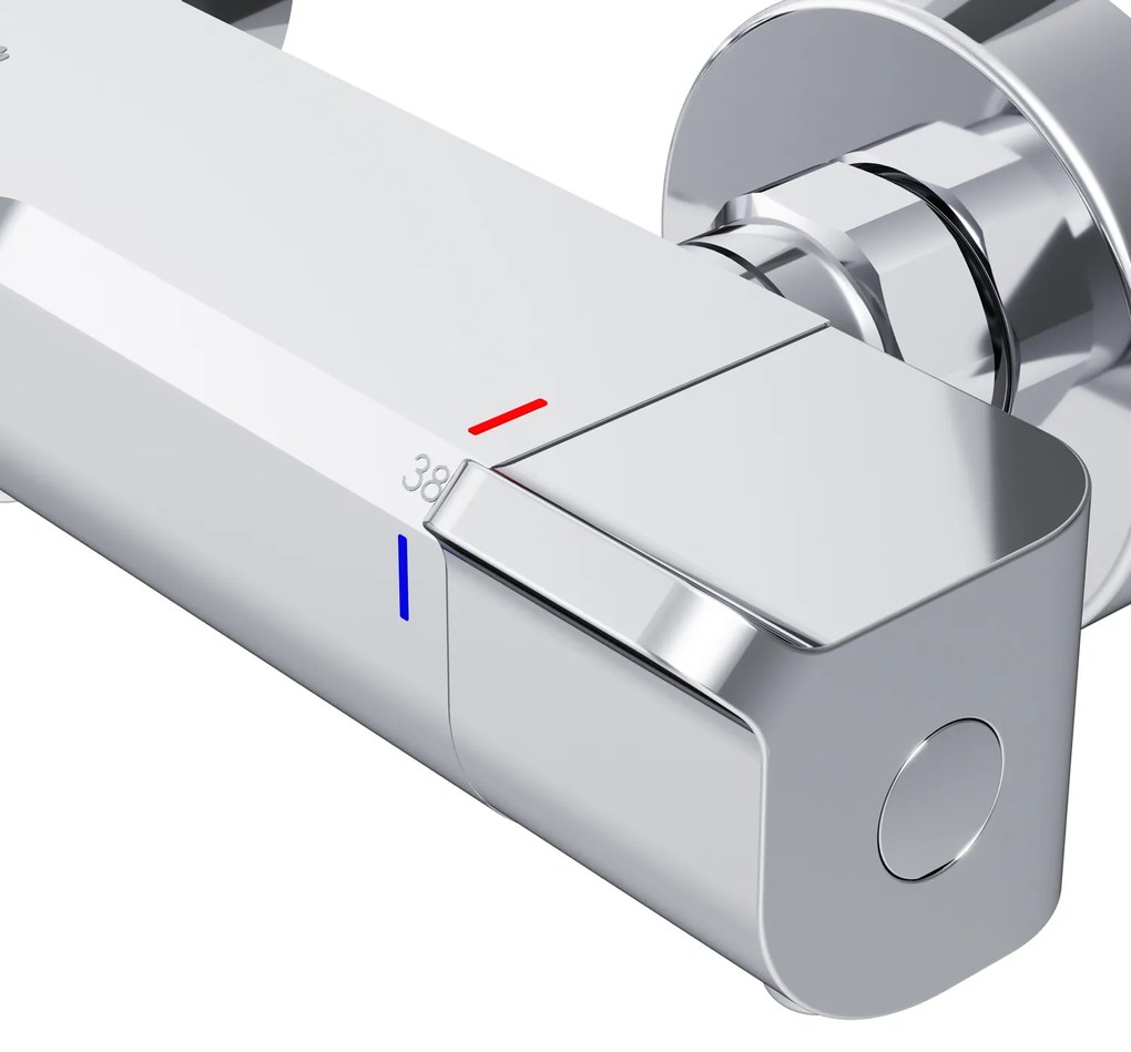 Vaňová a sprchová batéria AM.PM Flash FNA50000 termostat, chróm