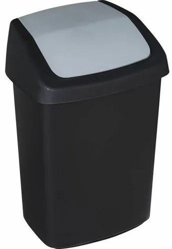 Curver Odpadkový kôš Swing 10 l, čierna, 10 l