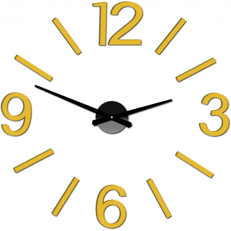 Moderné nalepovacie nástenné hodiny | 3D hodiny X0067-Wall clock 2D HEU+