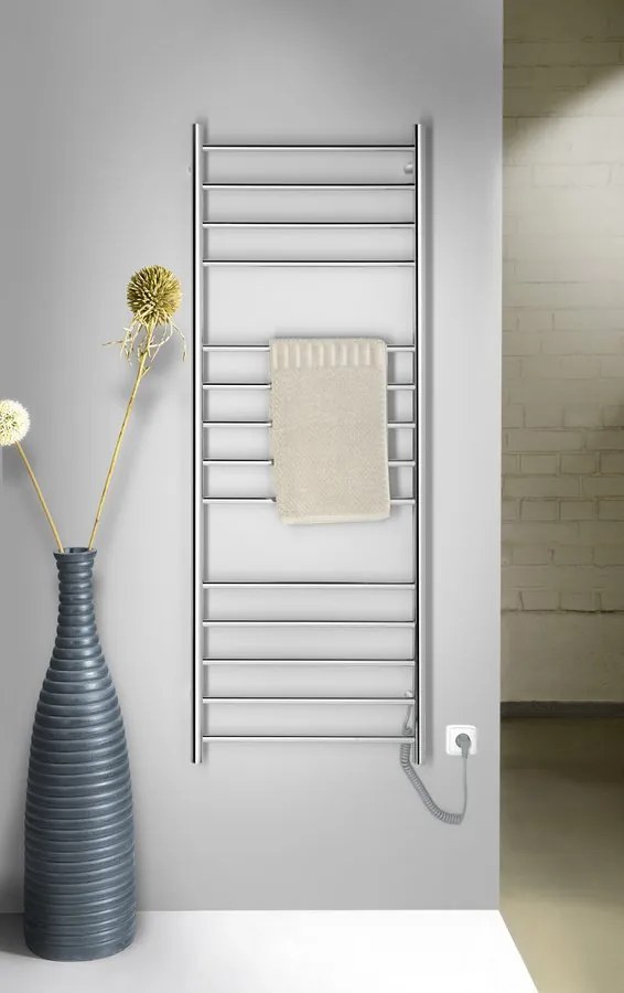 Sapho Sapho, REDONDO elektrický susak uteráka, okrúhly 630x1160 mm, 130 W, čierna matná, ER230BT