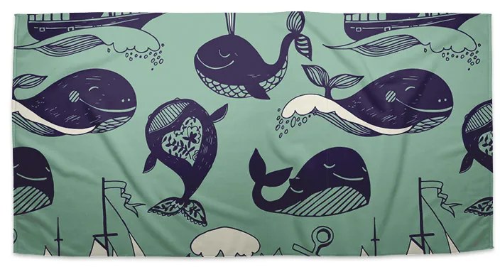 Sablio Uterák Veľryby - 50x100 cm