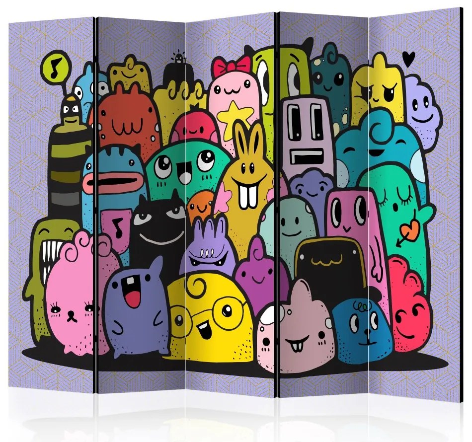 Artgeist Paraván - Monsters from 3rd C Grade II [Room Dividers]