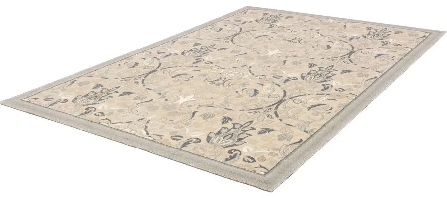 Béžový vlnený koberec 170x240 cm Archie beige – Agnella