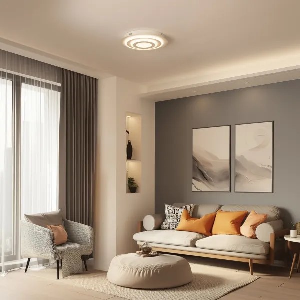 Wofi 9464.01.06.9000 - LED Stropné svietidlo FLYNN LED/25W/230V priemer 60 cm biela