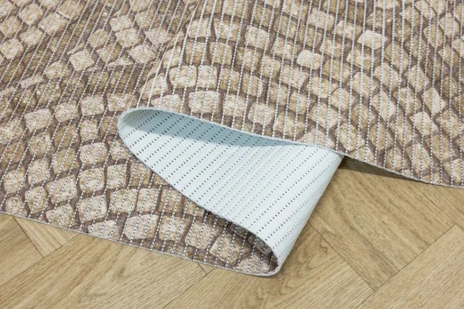 Kúpelňová penová rohož 222B Mozaika hnedá