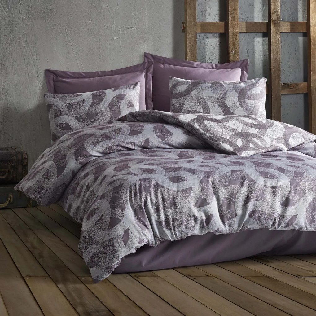 BAVLNENÉ POSTEĽNÉ OBLIEČKY COTTONLOVE JACQUARD SPOTY 200X220 CM, 2 KS 70X80 CM VZOROVANÉ