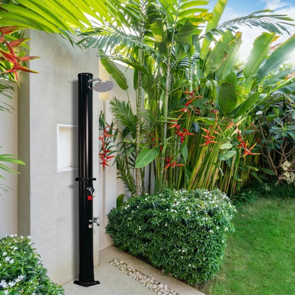 Solárna sprcha DELFINA, 20 l, čierna Jurhan