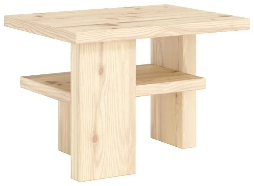 Odkladací stolík z borovicového dreva 34x45 cm Japan – Karup Design