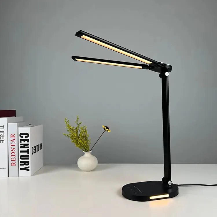 BERGE LED dvojitá stolná lampa 8W - BRUSEL