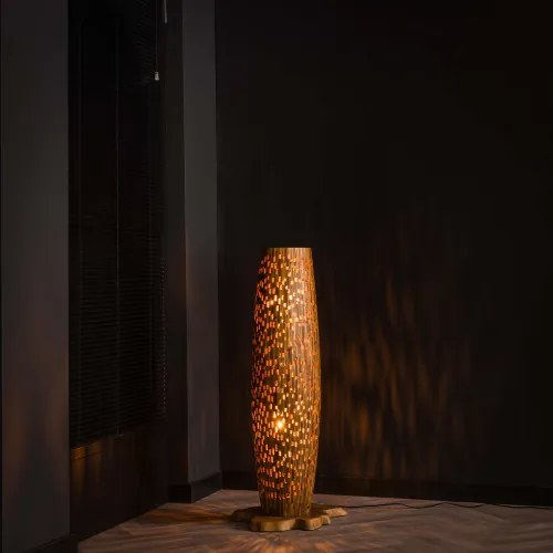 Stojaca lampa 80-80 Bars 2L Drevo Teak - Komfort-nábytok
