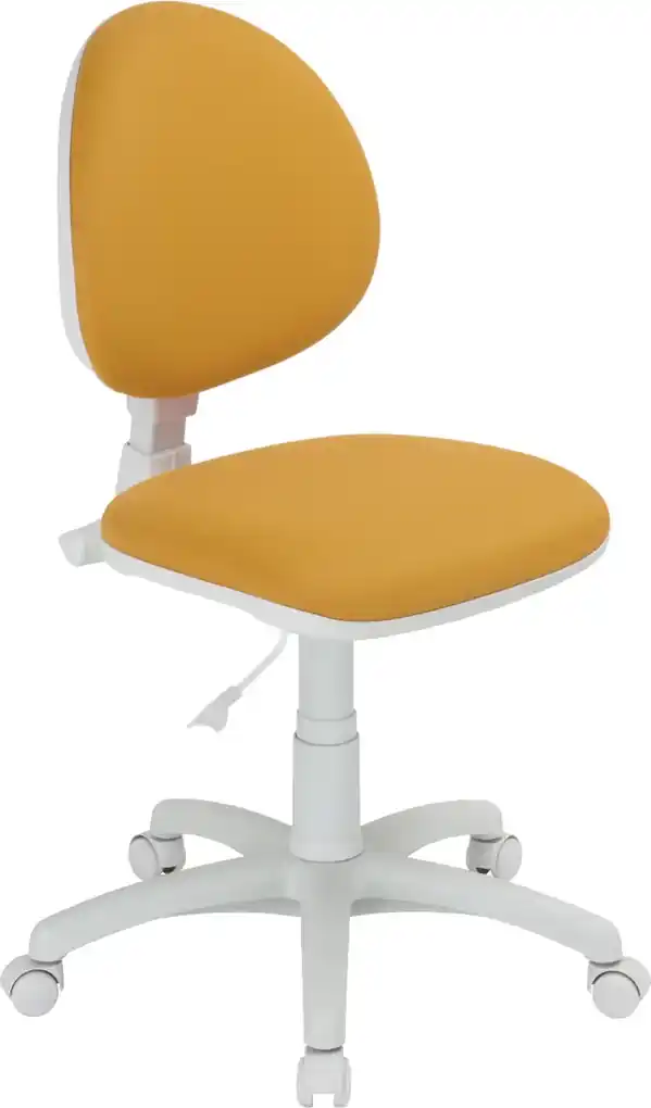 NOWY STYL Smart White detská stolička na kolieskach oranžová / biela | Biano