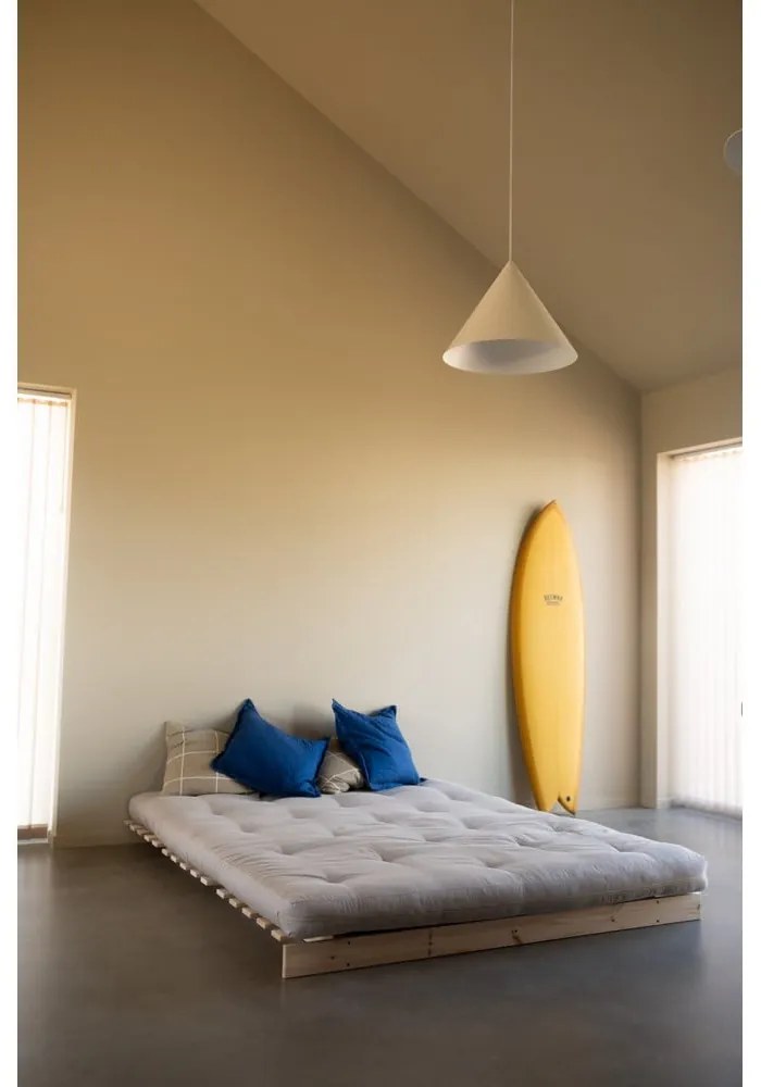 Biela rozkladacia pohovka 160 cm Roots – Karup Design