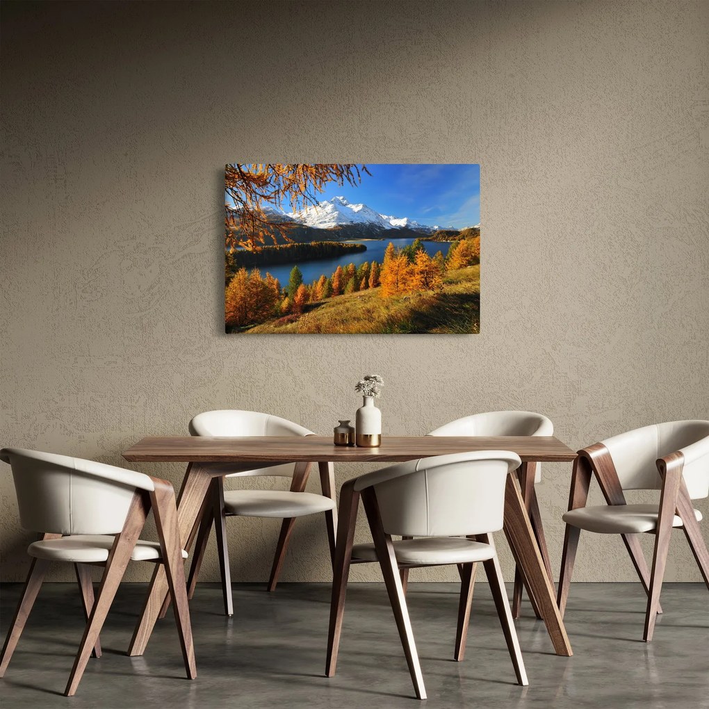 Obraz - Jeseň v Alpách (90x60 cm)