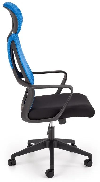 Kancelárska otočná stolička VALDEZ — látka, viac farieb Čierná