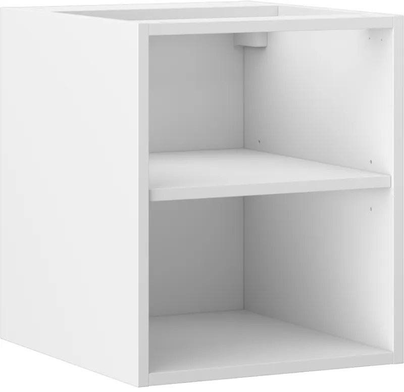 Mexen Box-A, otvorená skrinka s policou 40 cm, biela matná, 91AX2-0400-470-0-01