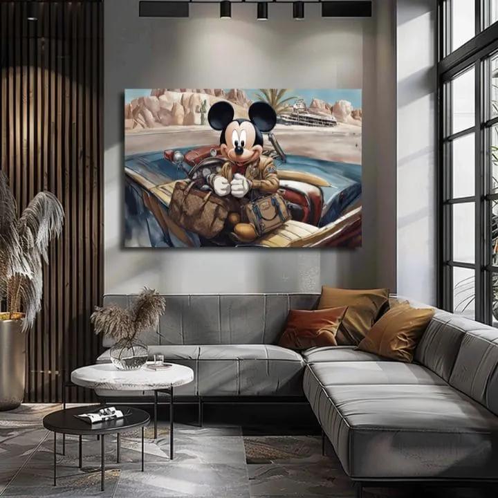 Obraz na plátne - Štýlový Mickey Mouse | different dimensions