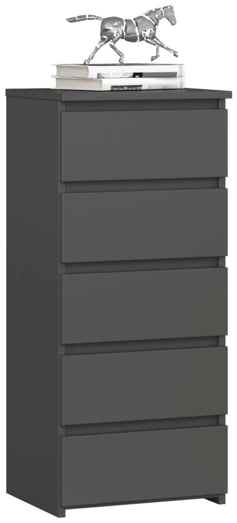 Komoda CL5 40 cm grafitově šedá