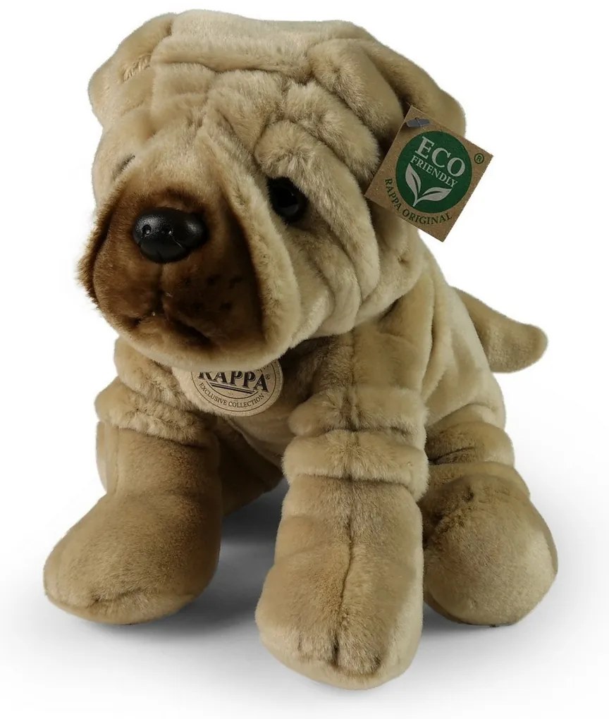 Rappa Plyšový pes Šarpej 30 cm ECO - FRIENDLY