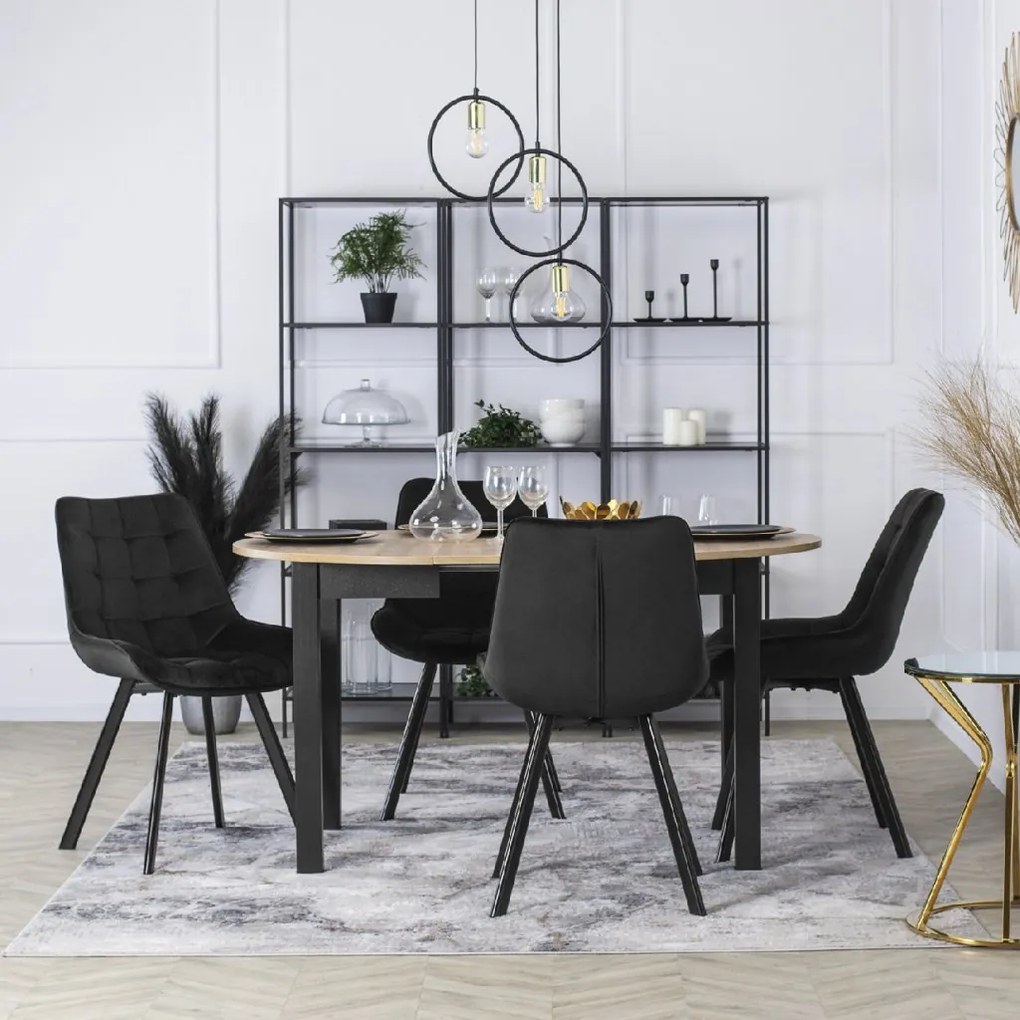PROXIMA.store - Čalúnená jedálenska stolička RICK FARBA: tyrkysová