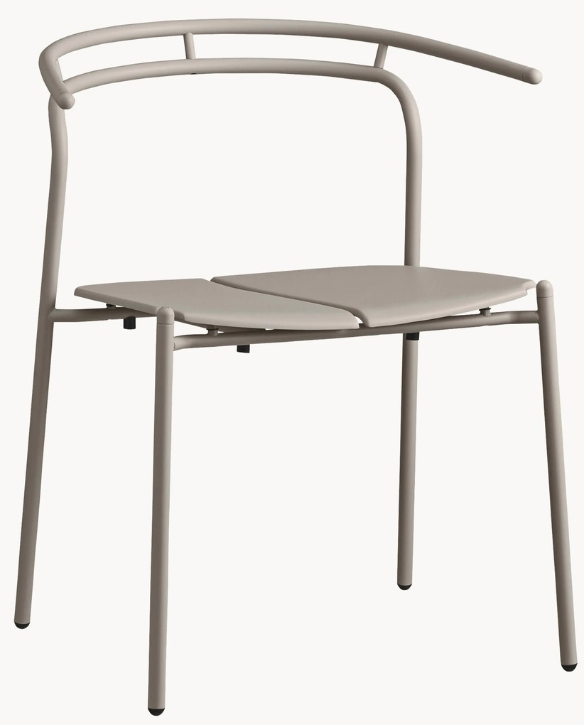 Kovová záhradná stolička's opierkami Novo