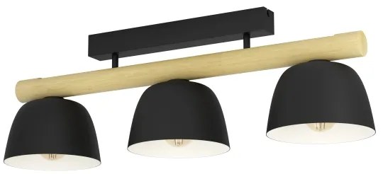 Eglo 43738 - Prisadený luster SHERBURN 3xE27/40W/230V