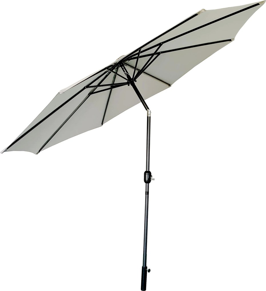 TRENDIE Záhradný slnečník Garden svetlo sivý - 300 cm