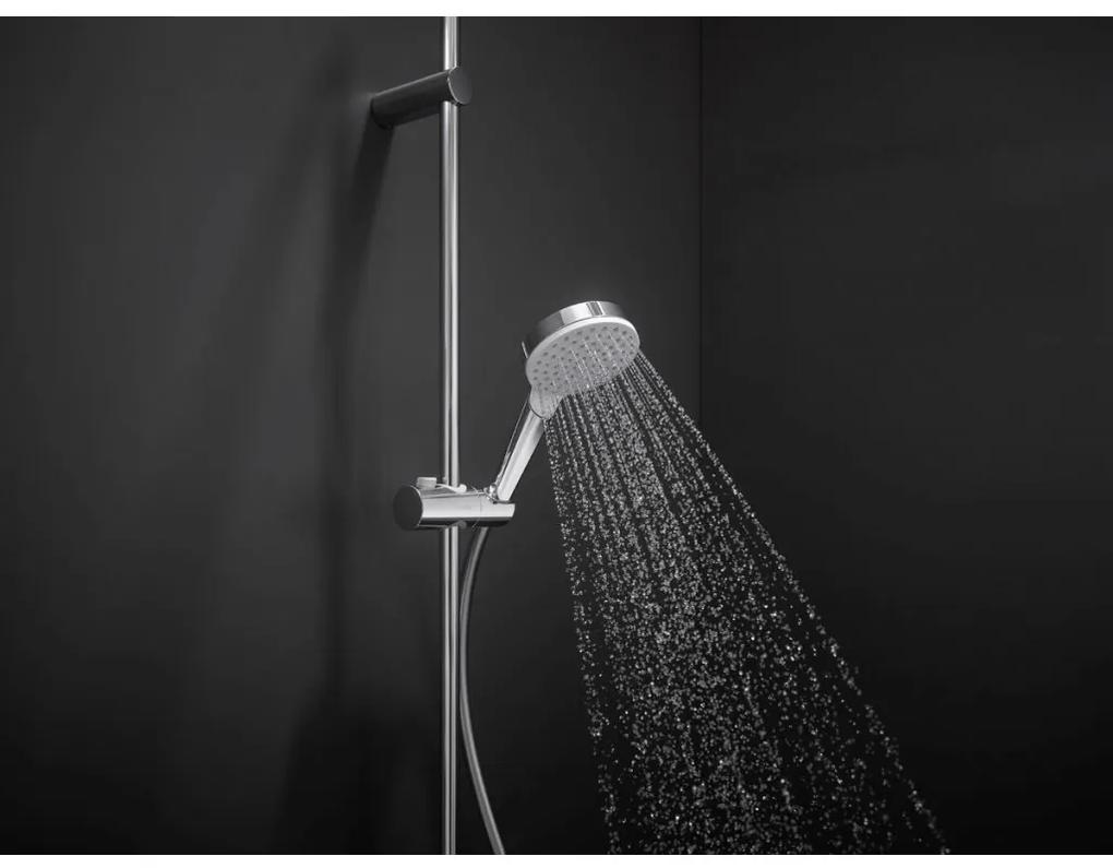 Hansgrohe Crometta - Ručná sprcha 100 1jet EcoSmart, biela/chróm 26333400