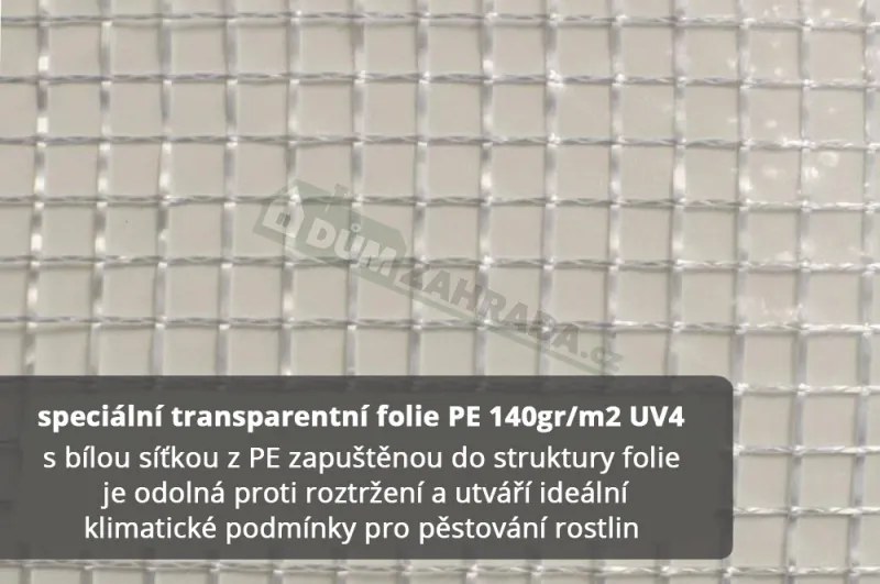 Záhradný fóliovník biely 2x3m Focus Garden